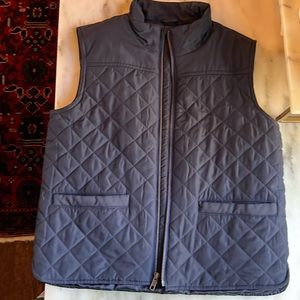 Crewcuts J Crew boys Navy blue quilted vest size 10